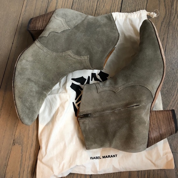 Isabel Marant Dicker Boot in Taupe - Picture 7 of 10